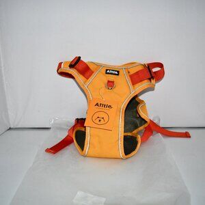 AIITLE Lightweight No Pull Dog Vest Harness for Outdoor Walking – Orange Size M